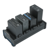 FXLION Quad-channel DV battery universal charger