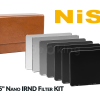 NiSi 4 x 5.65″ Nano IRND Filter KIT