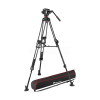 Manfrotto 504X Fluid Video Head & 645 Aluminum Tripod with Mid-Level Spreader
