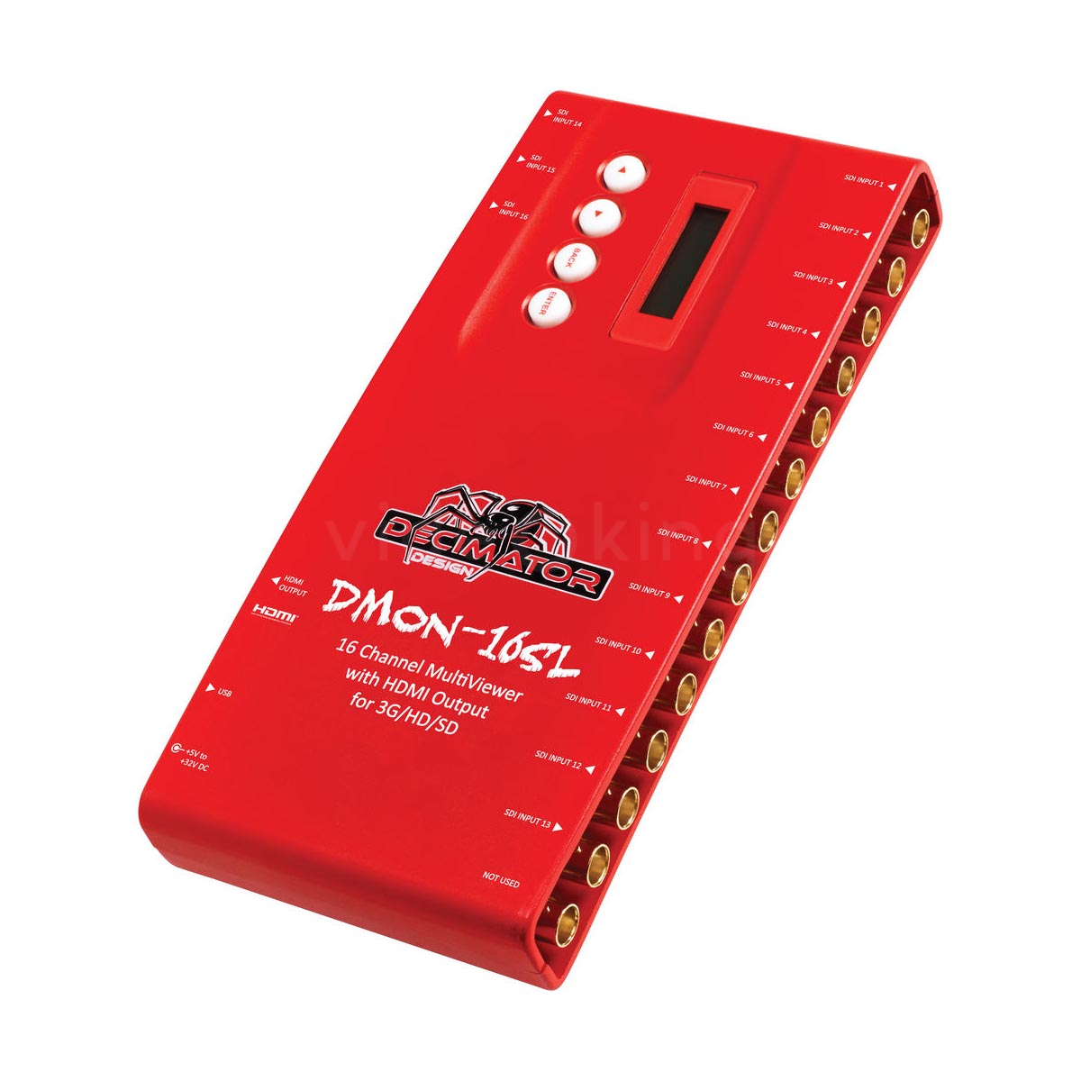 Decimator DMON-16SL 16-Channel Multi-Viewer w/ HDMI Outputs for 3G/HD/SD