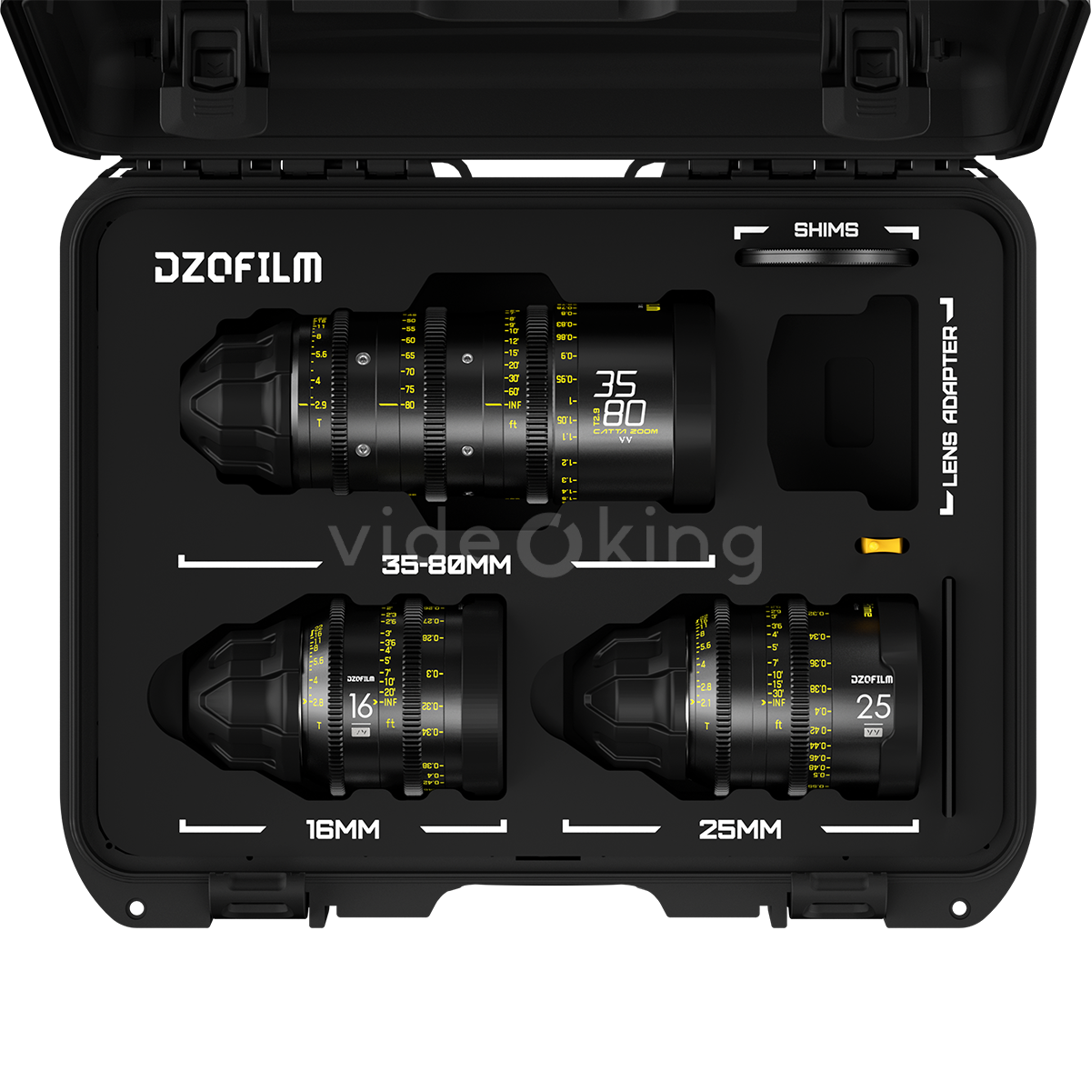 DZOFILM Education Promotion Set (Catta Ace 35-80 + Vespid 16, 25 ) – PL+EF Mount