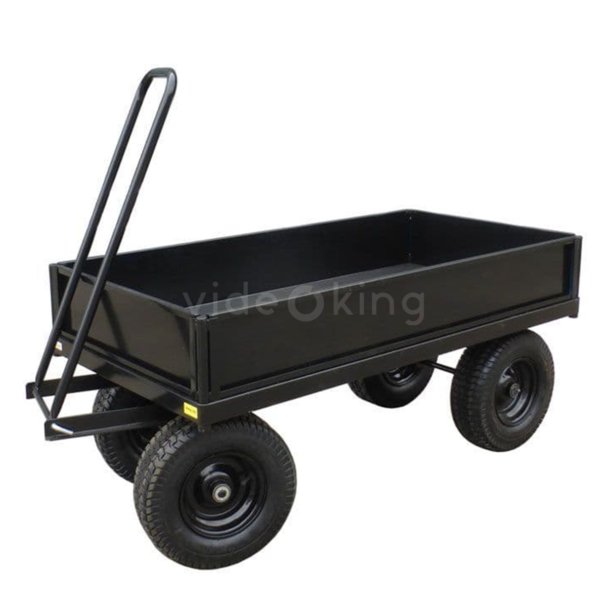 Lomart Film Carts Hand Trailer with Phenolic Deck and Removable Sides