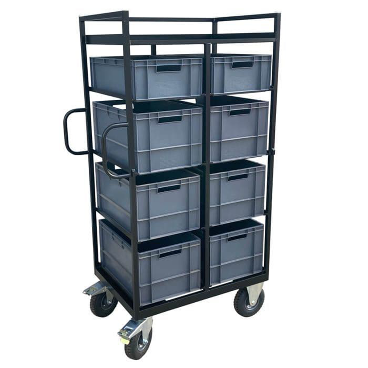 Lomart Film Carts Tall Eurocrate Trolley Film Cart