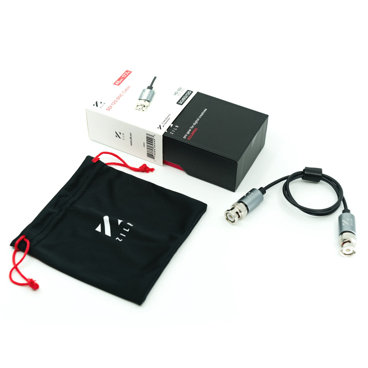 ZILR Mini SDI 12G BNC Cable (45cm :17.7)_2