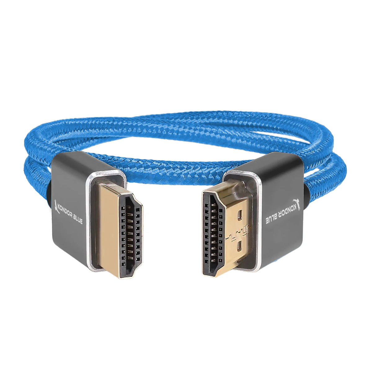 Kondor Blue HDMI to HDMI 16″ Braided Cable for On-Camera Monitors