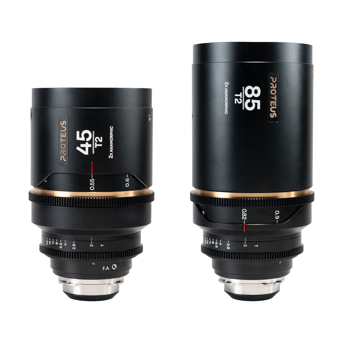 Proteus 2X Anamorphic 2-Lens Bundle (45mm, 85mm)