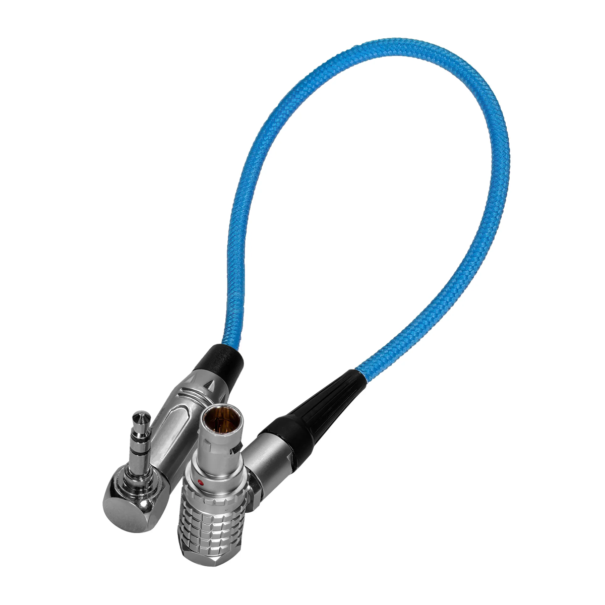 Kondor Blue 10″ EXT LEMO 9 Pin to 3.5mm Right Angle Time Code Cable for Komodo/Raptor