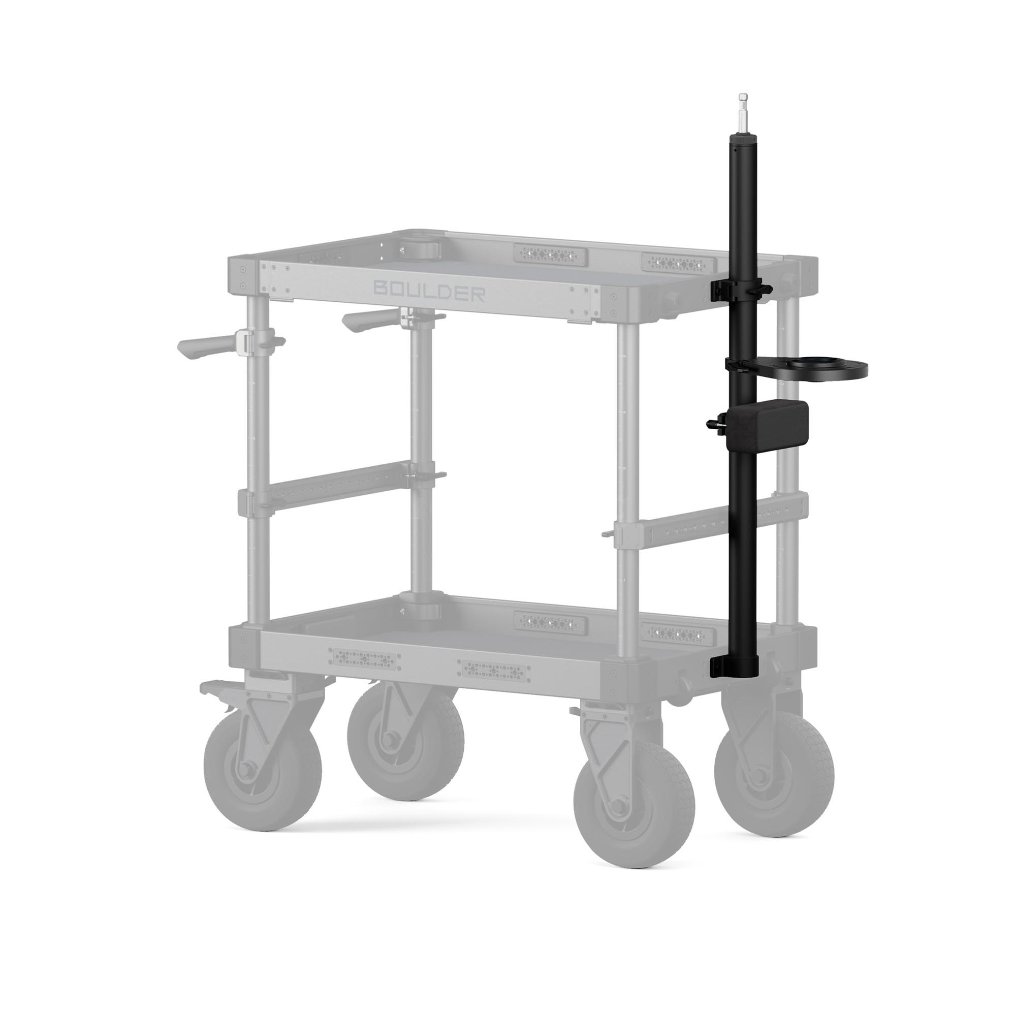 TILTA Fluid Head and Steadicam Mounting Kit for Boulder Camera Cart (Black)