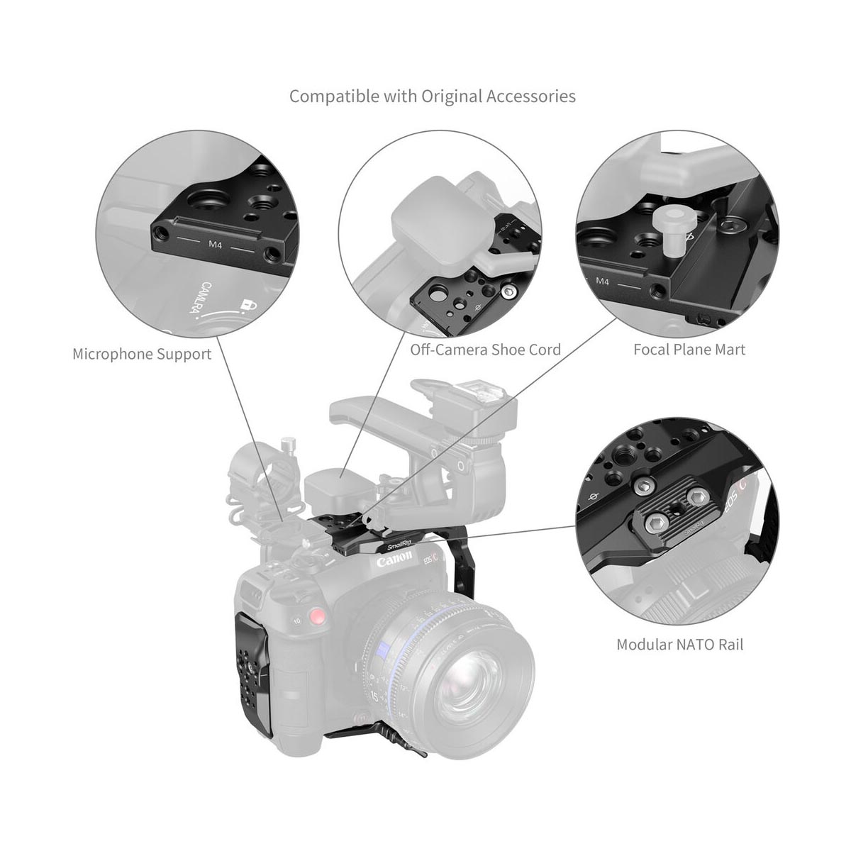 SmallRig Cage Kit for Canon EOS C80 5136-3