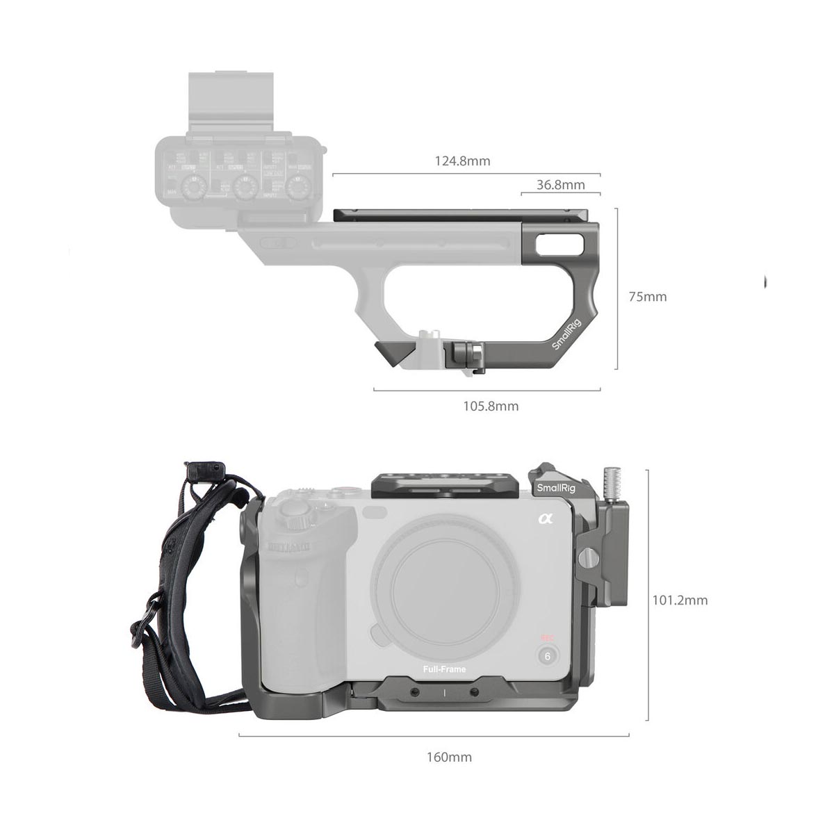 SmallRig HawkLock Quick Release Advanced Cage Kit for Sony FX3-1
